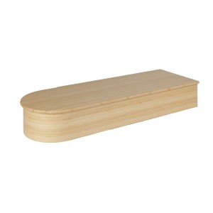 Light Bamboo 21mm Double Going Bullnose Rise and Tread