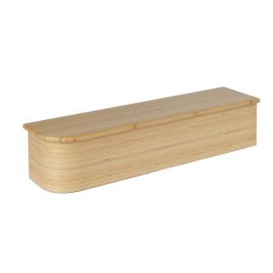 Light Bamboo 21mm Single Going Bullnose Rise and Tread